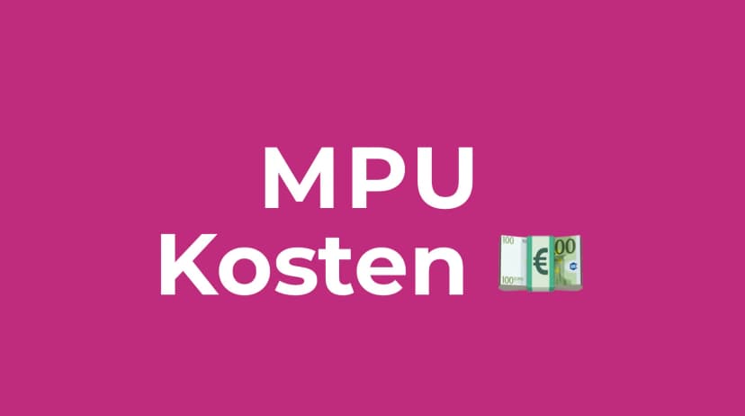 Die Kosten der MPU