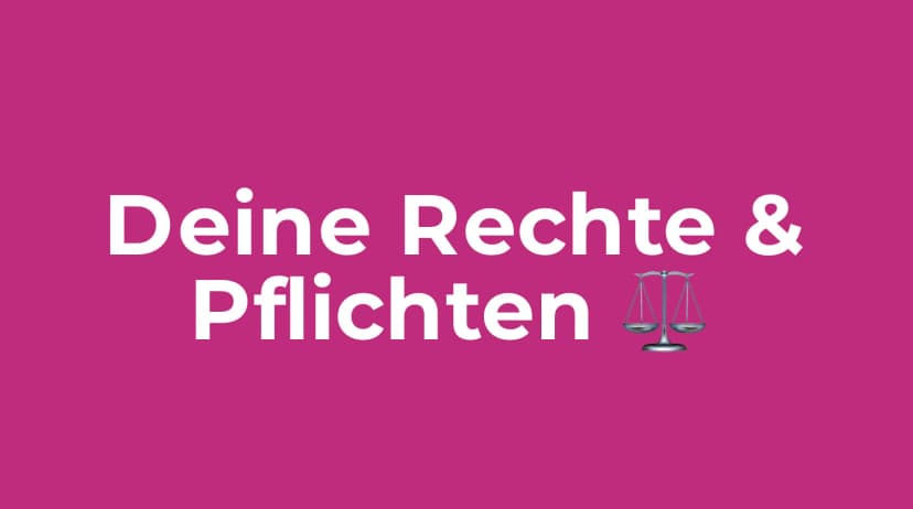 MPU deine Rechte und Pflichten